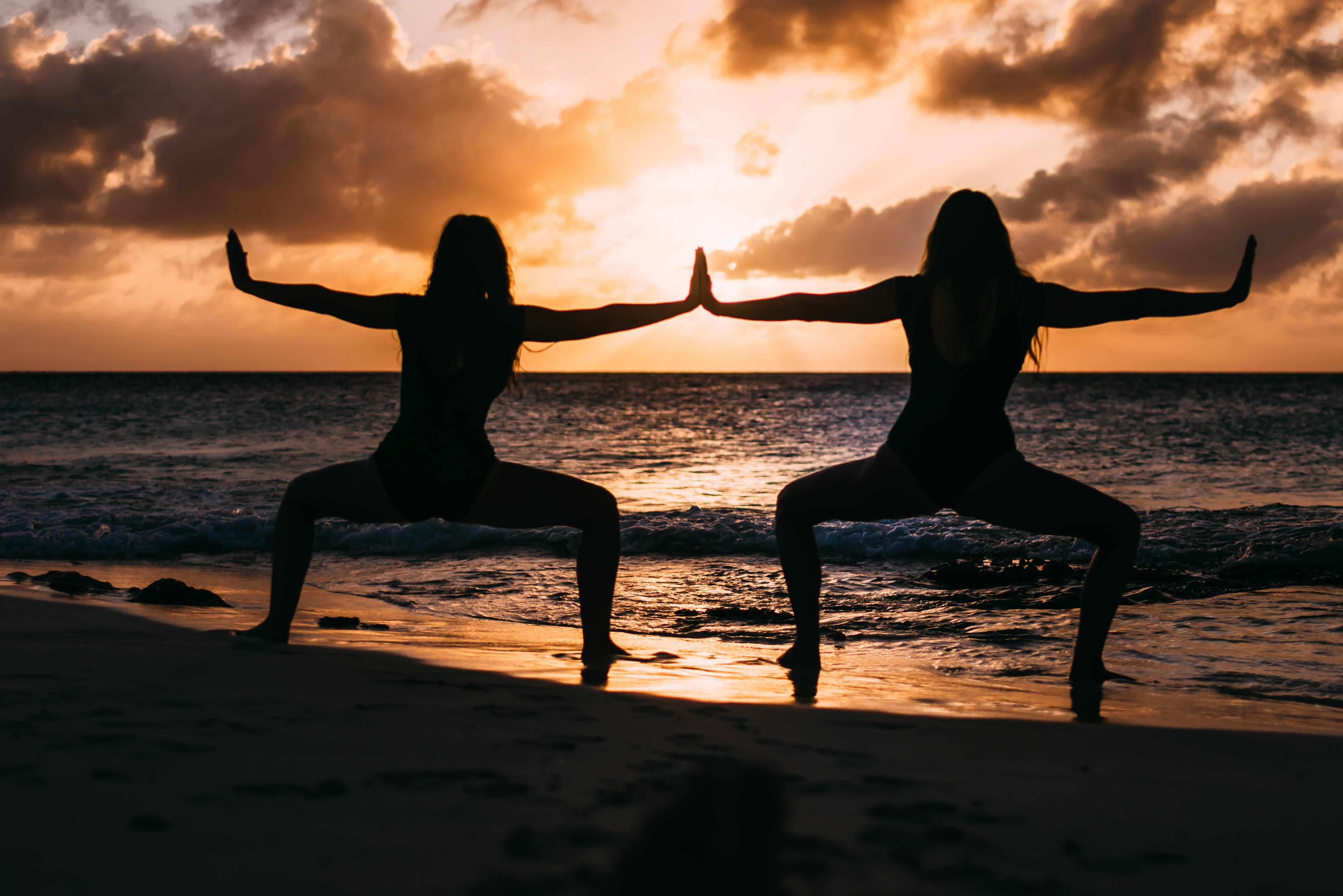 Yoga en la costa