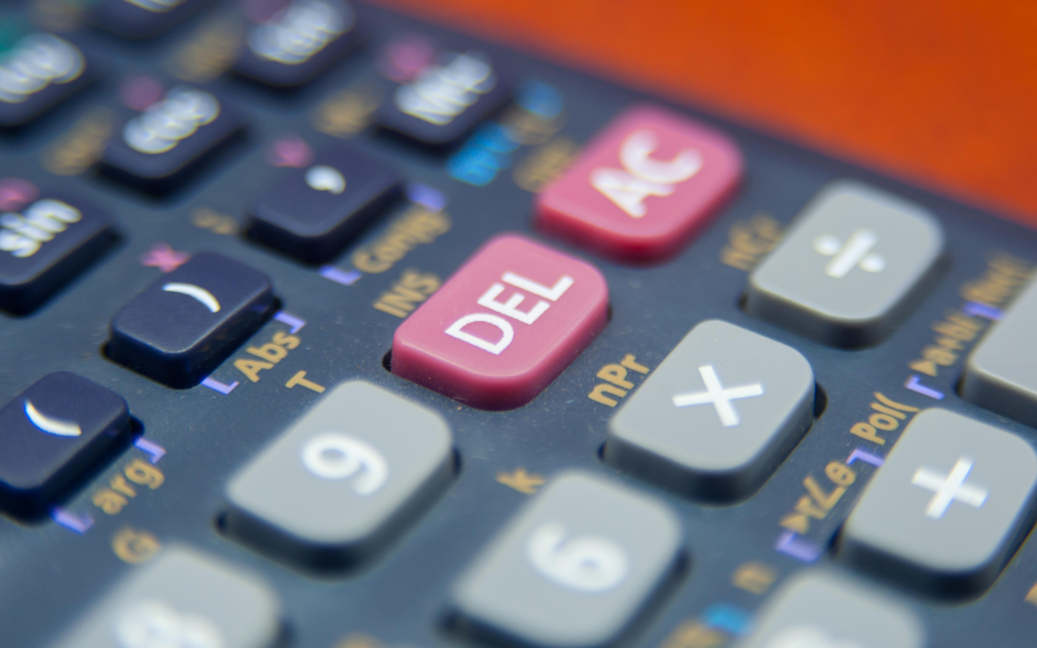 Teclas de calculadora