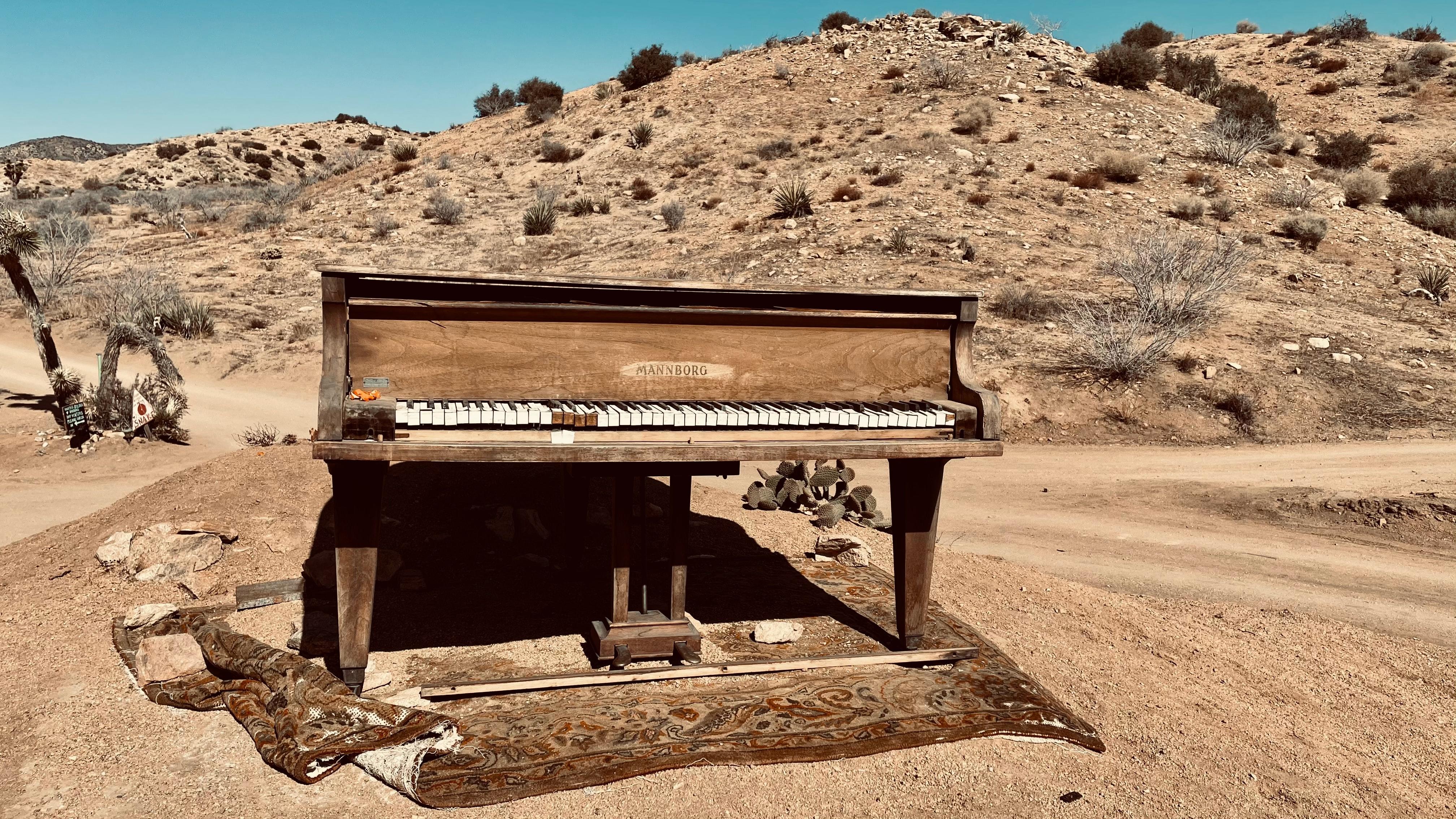 Piano en el exterior
