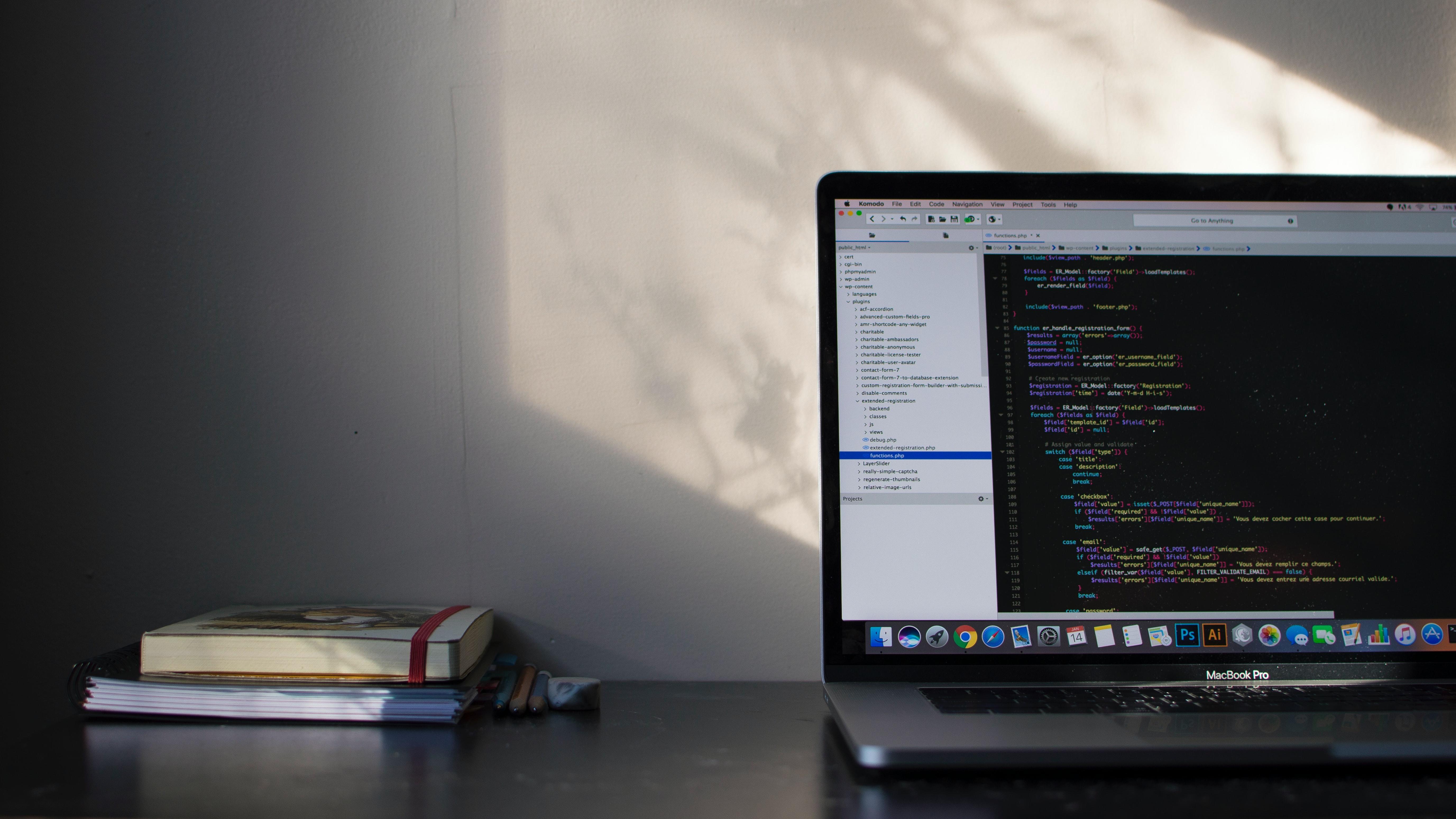 Computador con códigos de programación