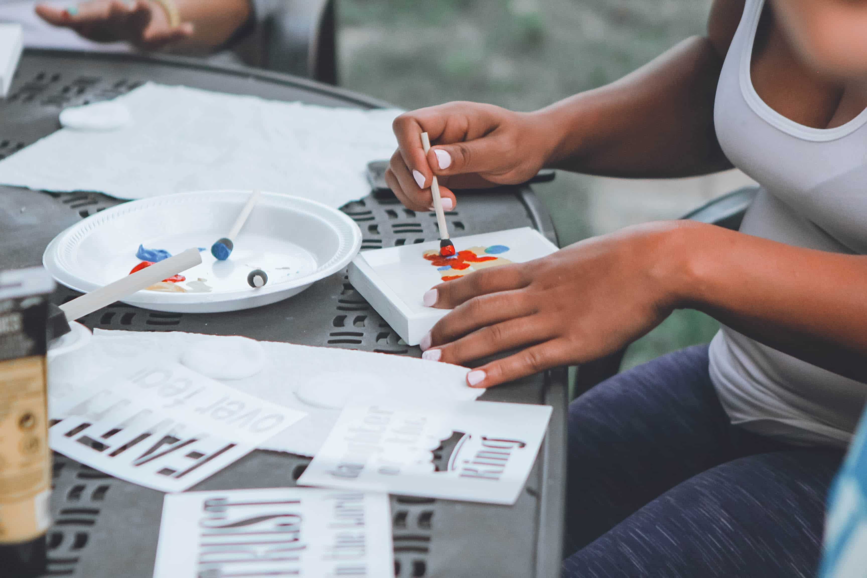Persona en trabajo voluntario
