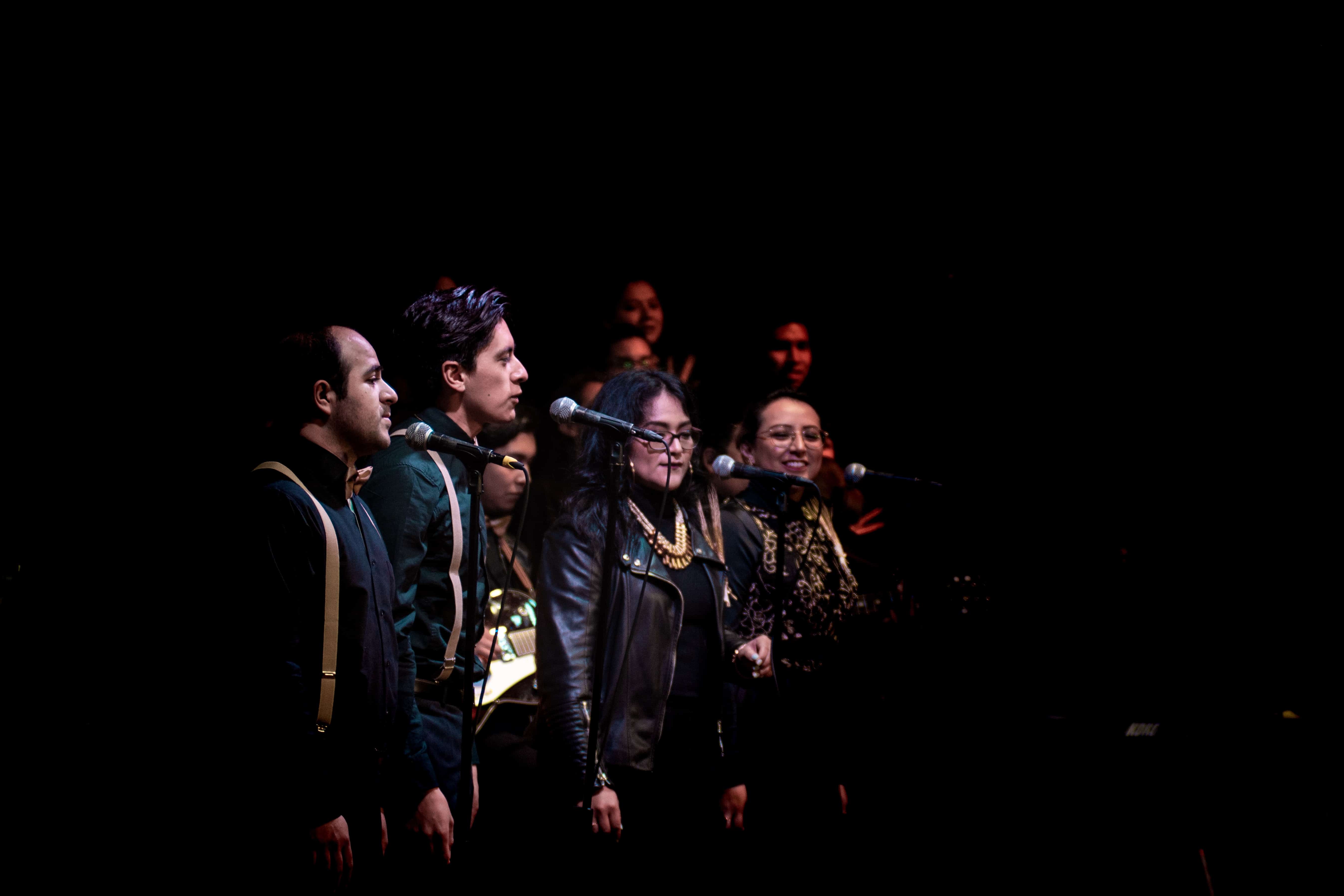 Integrantes de un coro