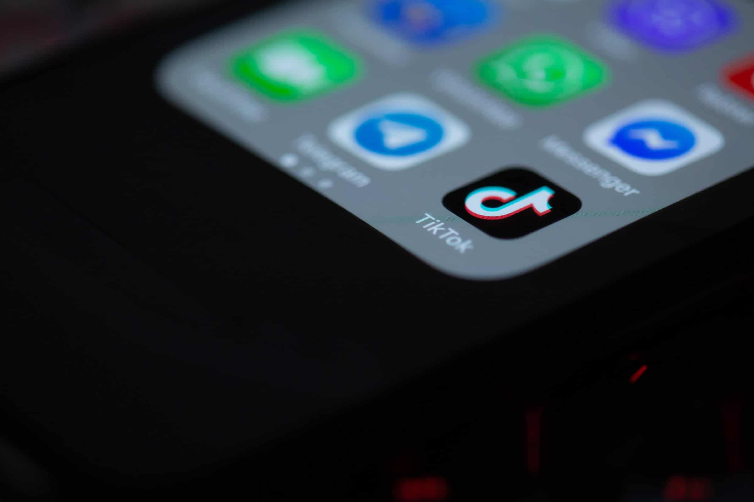 Aplicación de TikTok en iPhone
