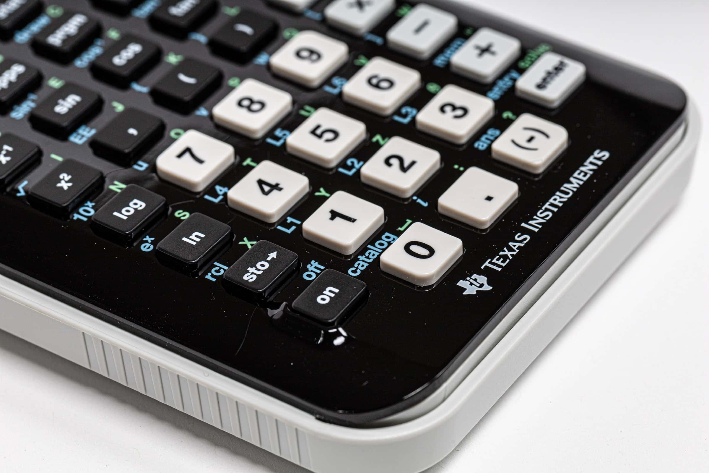Botones de una calculadora