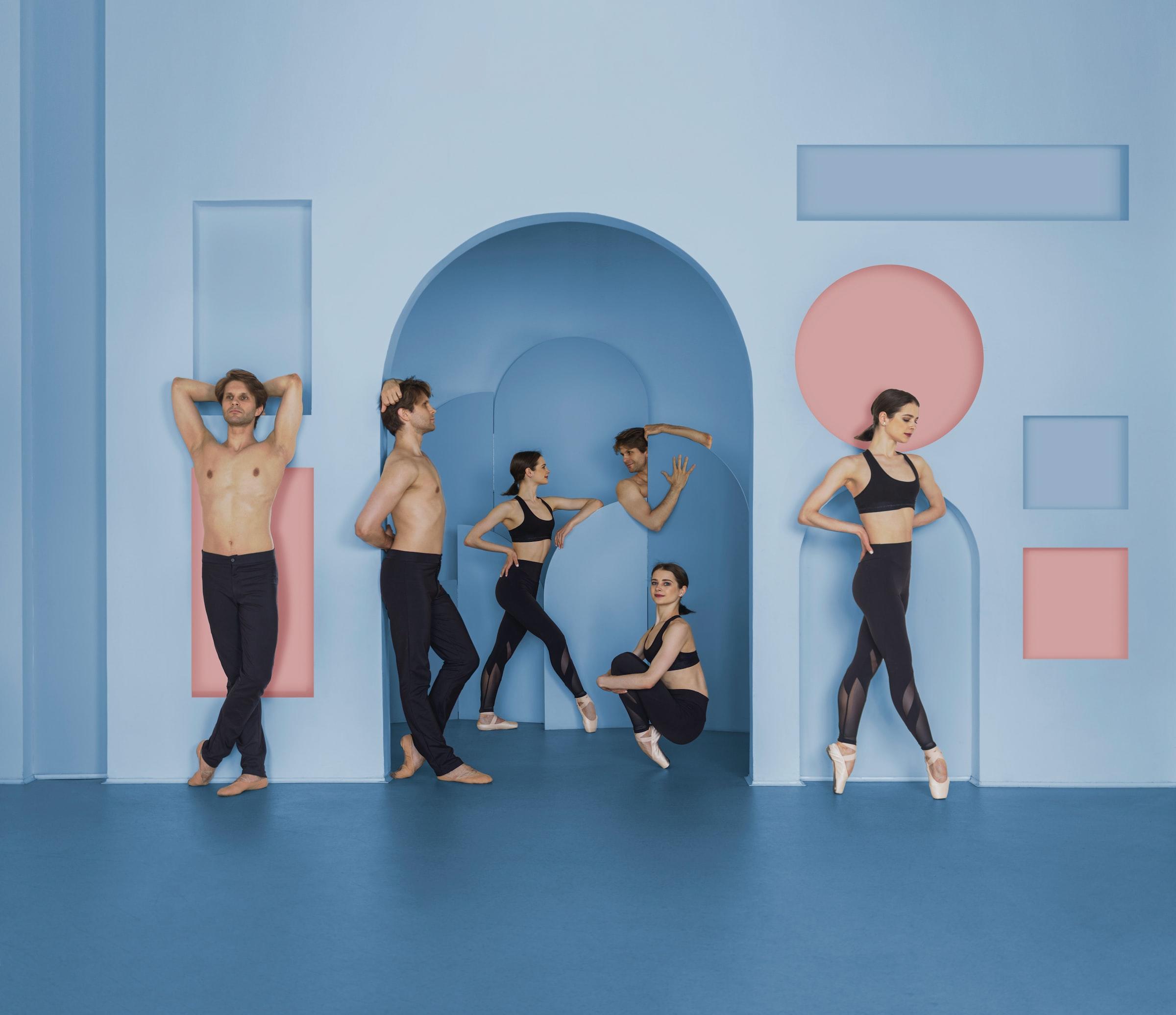 Posiciones de bailarines de ballet