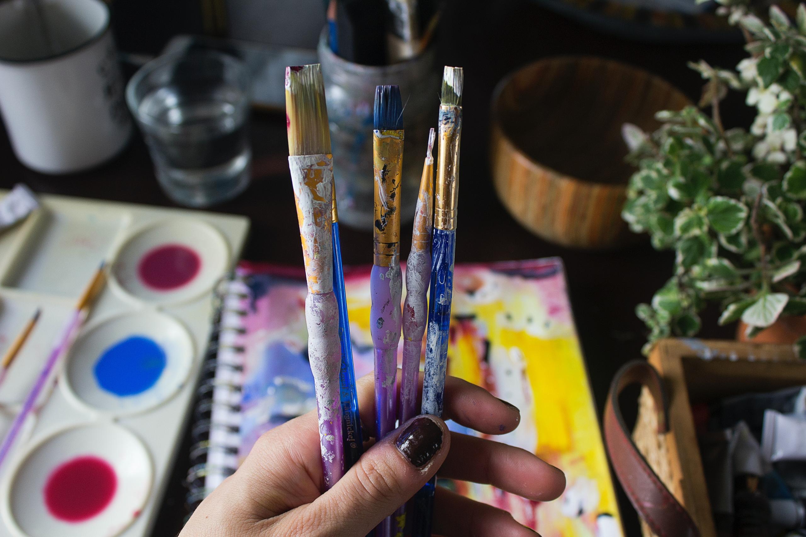 Pintar es expresión. Elegir la técnica de uso depende de cada artista