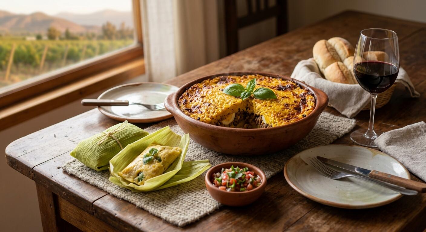 Comida representativa de la zona del centro de Chile.