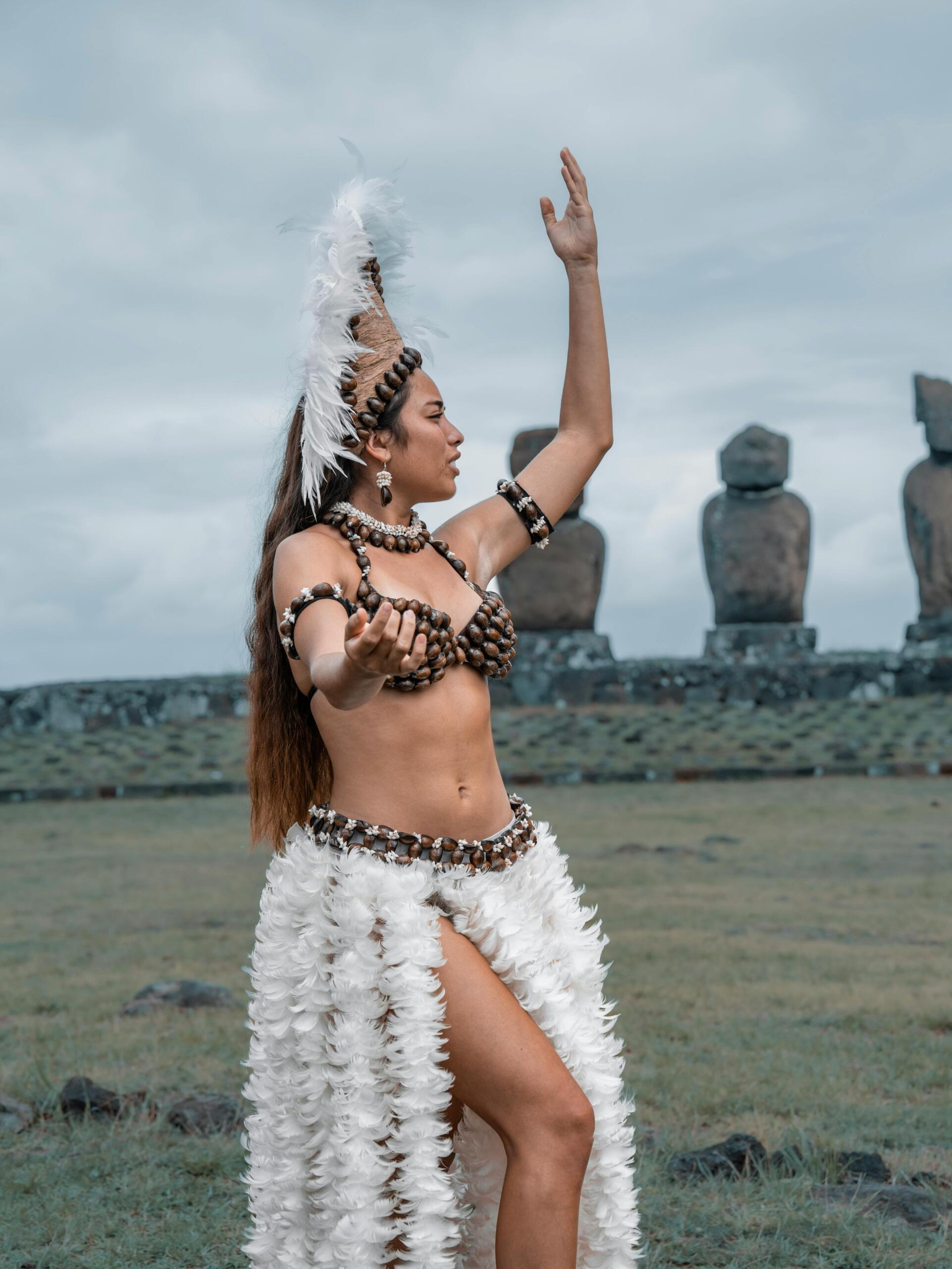 El sau sau y el tamuré son dos danzas representativas de la isla de Rapa Nui.