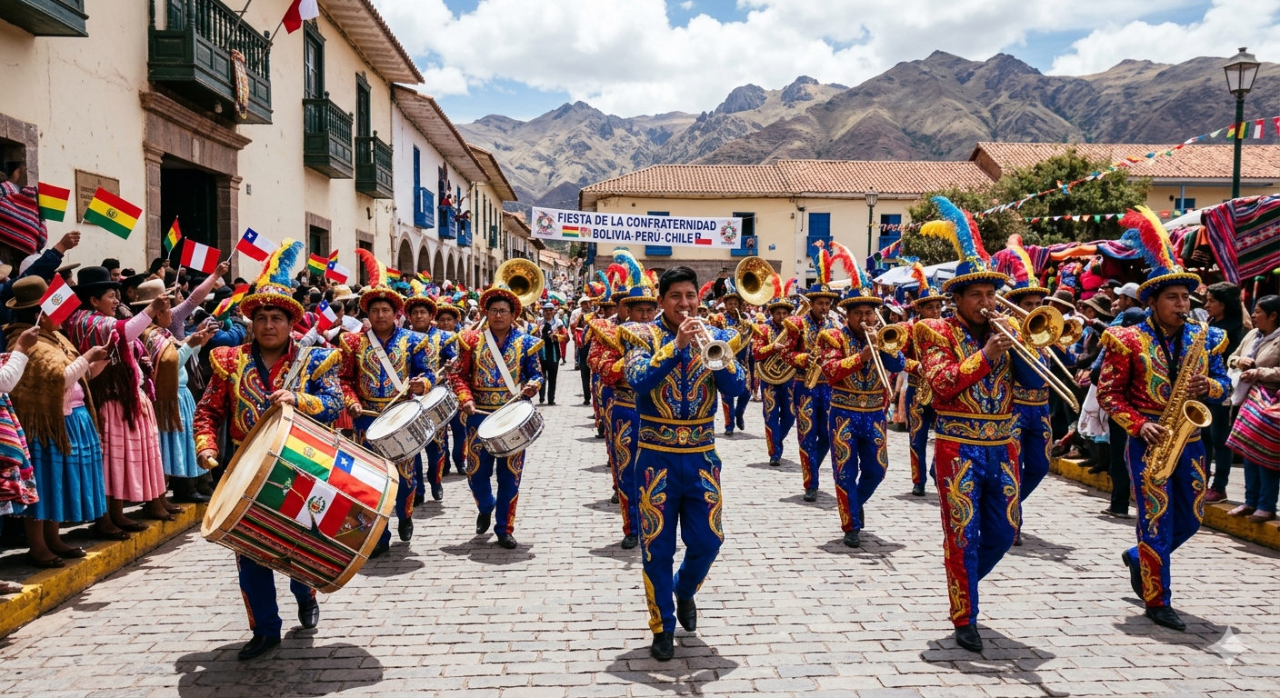 Los instrumentos del caporal son fundamentales para marcar el ritmo y el paso de los bailarines.