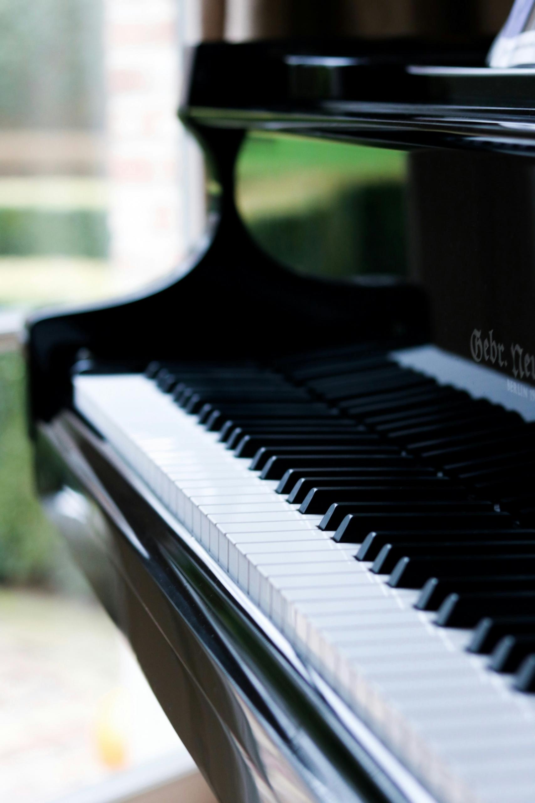 Piano de cola.