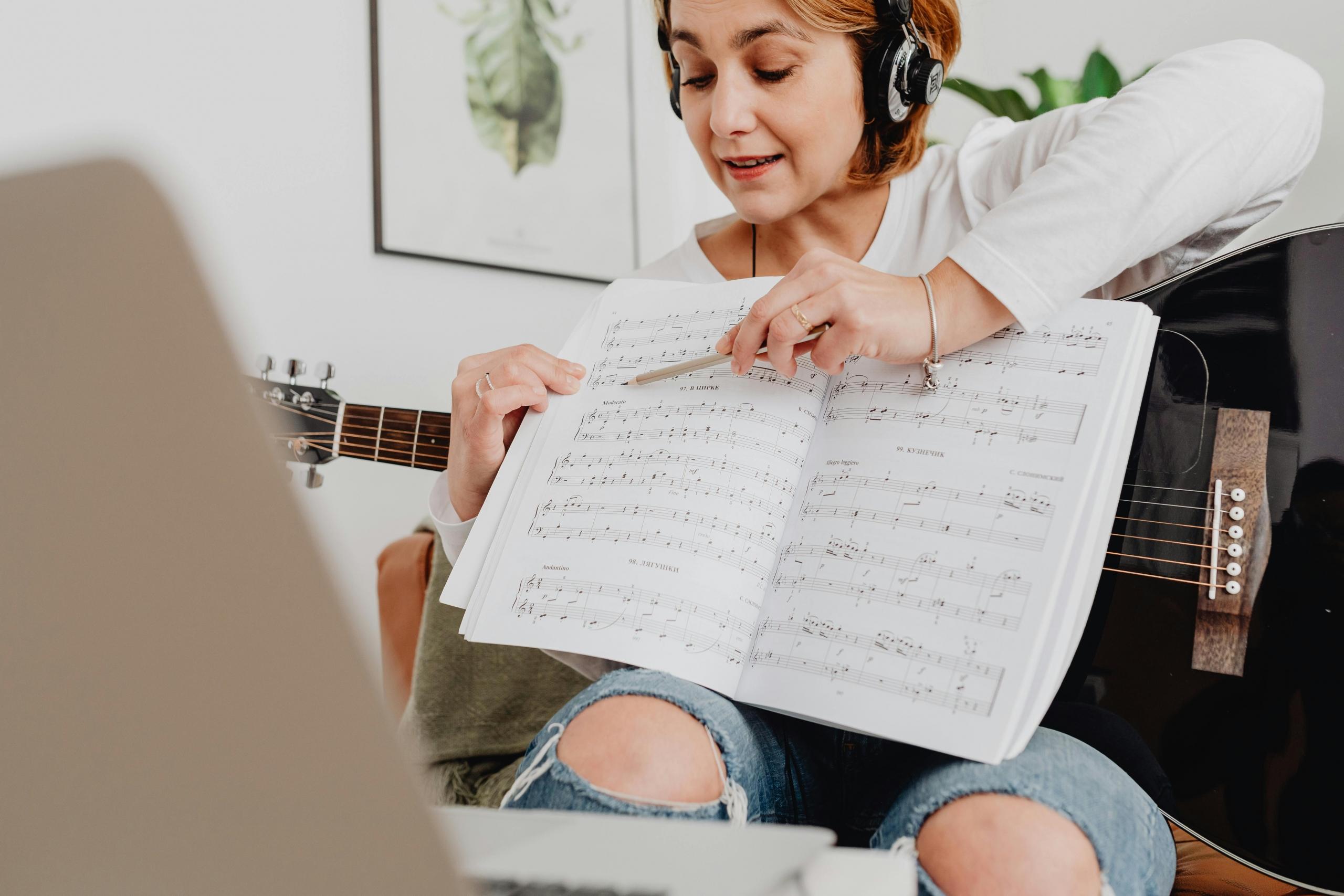 La partitura es una especie de novela para un músico.