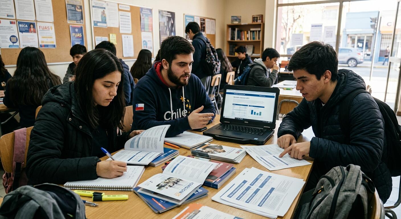 Estudiantes comparan los aranceles, beneficios estudiantiles y la duración real de sus carreras de interés.