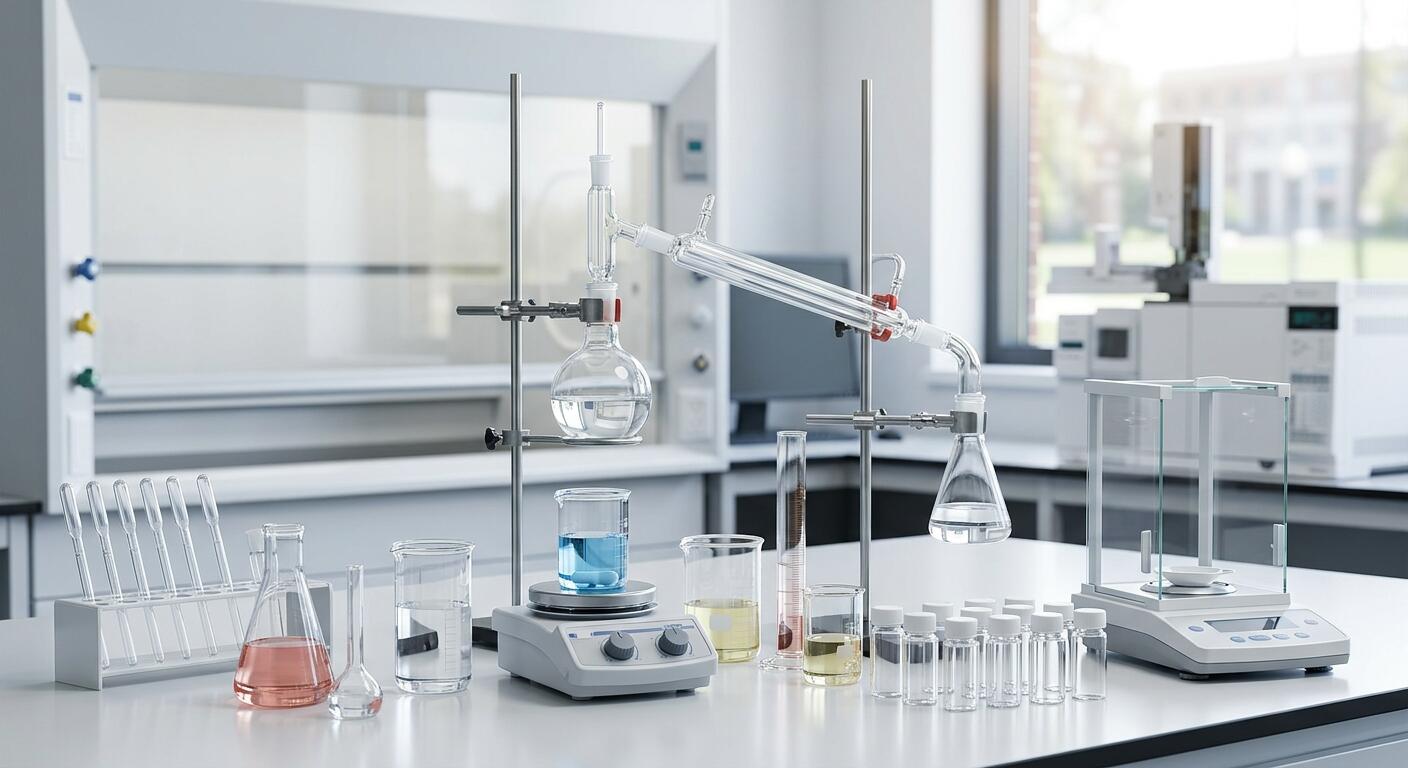 Laboratorio de universidad listo para realizar prácticas.
