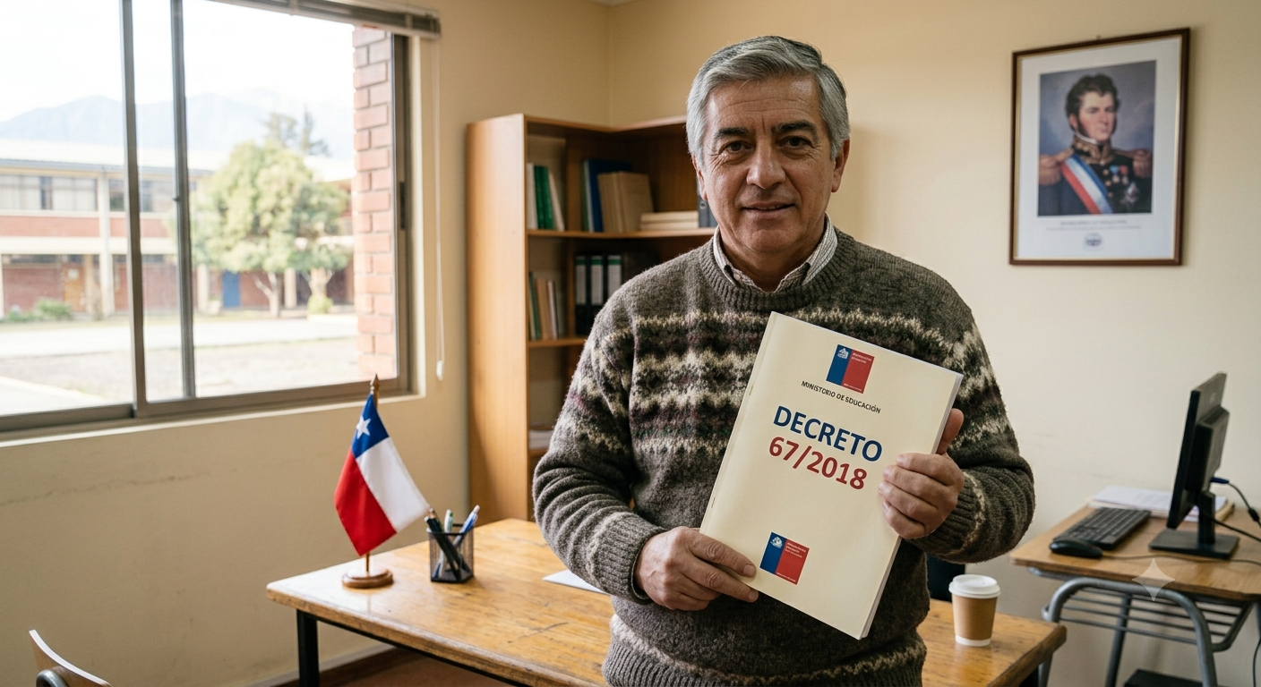 Miembro escolar basándose en el Decreto 67