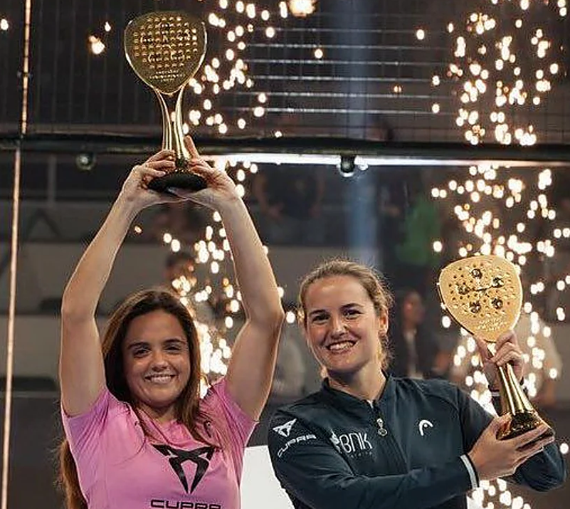 toma de los ganadores Sánchez / Josemaría en la final del 2024