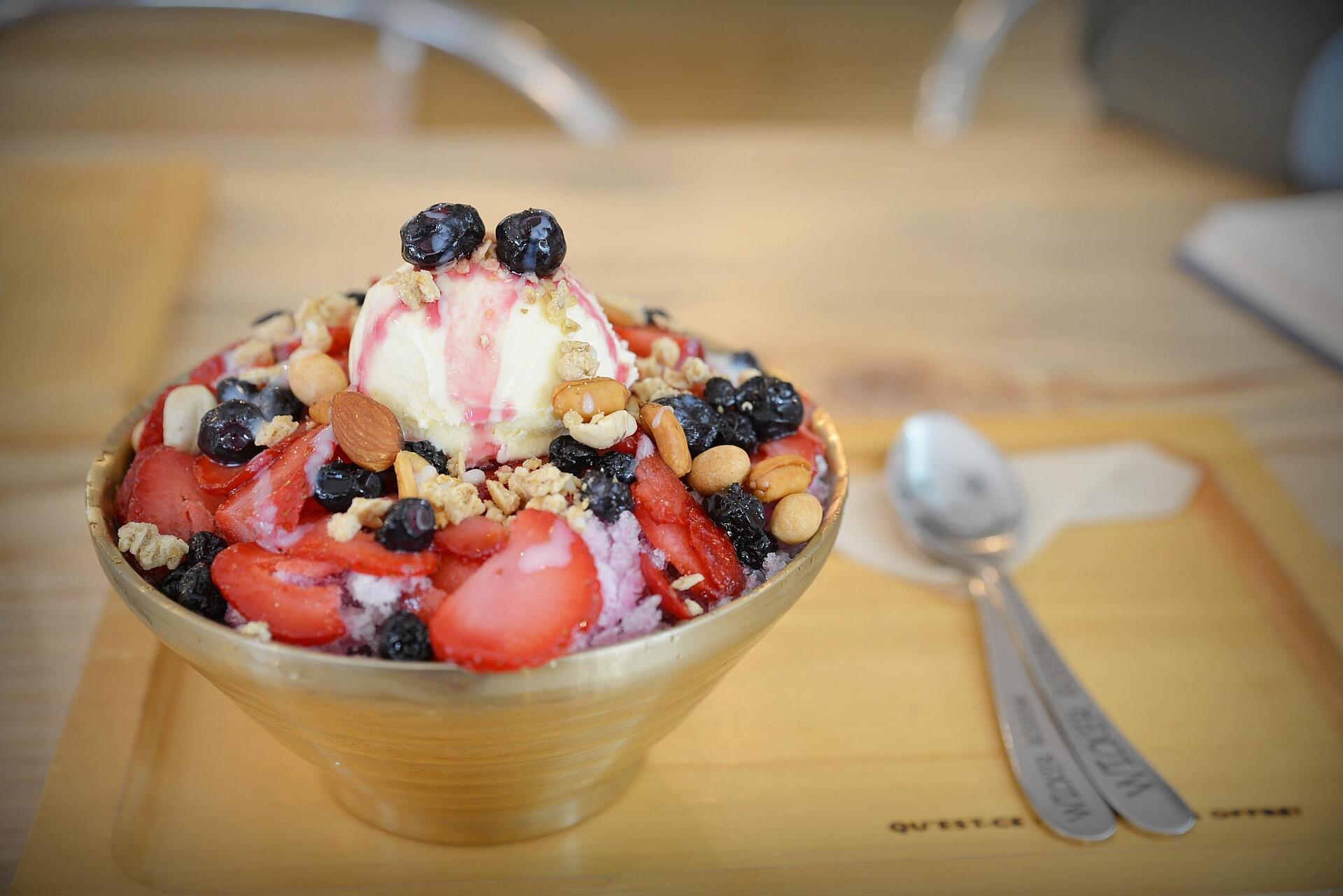 El Bingsu puede ser el postre más tradicional de Corea.