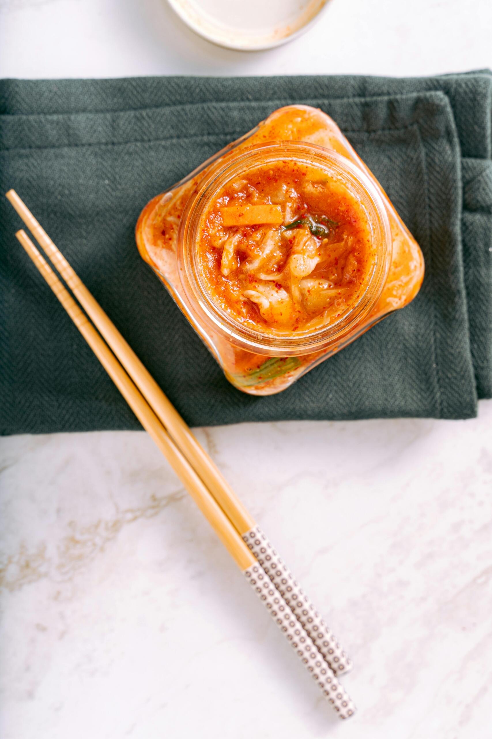 El kimchi es una preparación tradicional y centenaria de Corea.