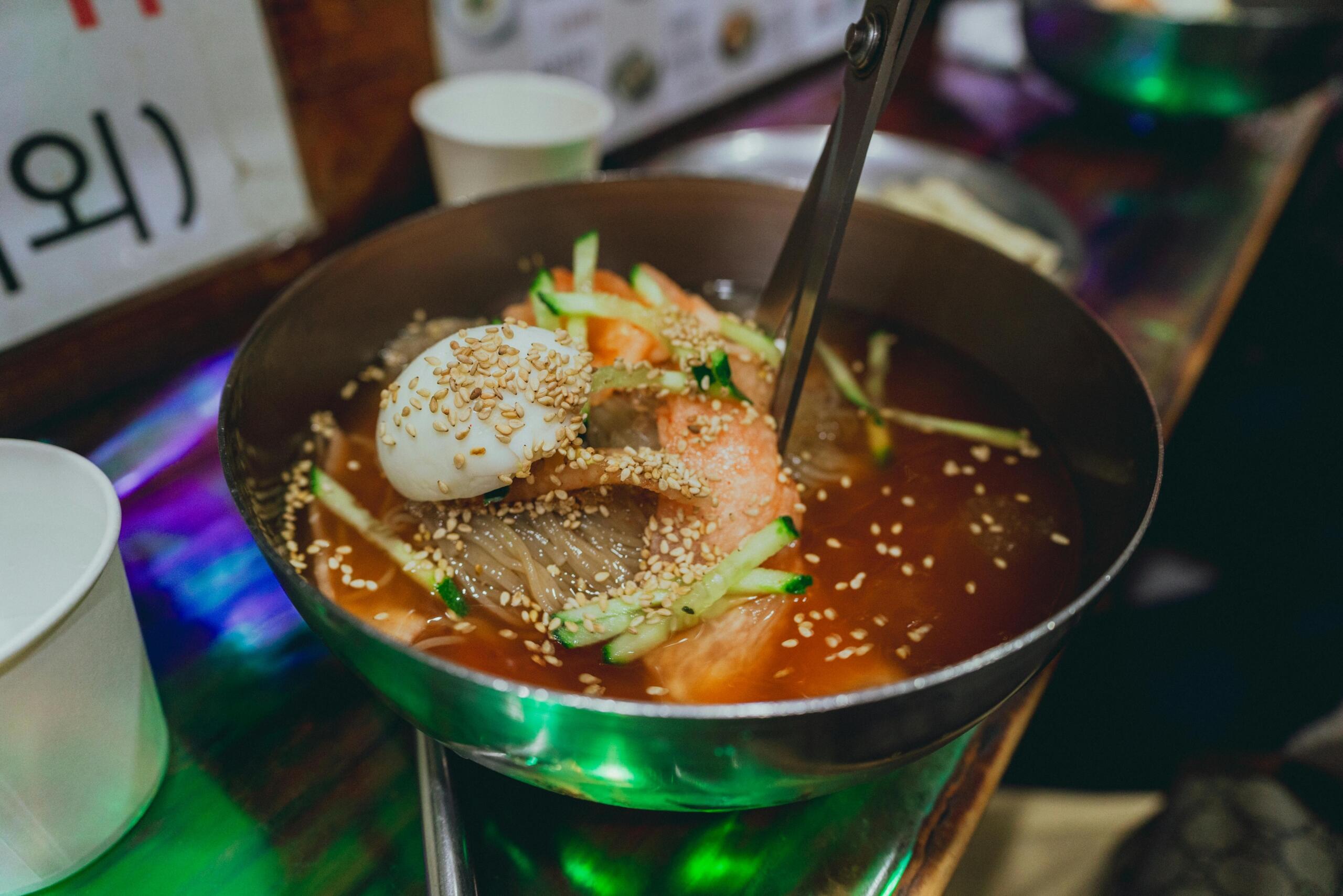 Los platos coreanos son también una buena fuente de alimentación saludable.