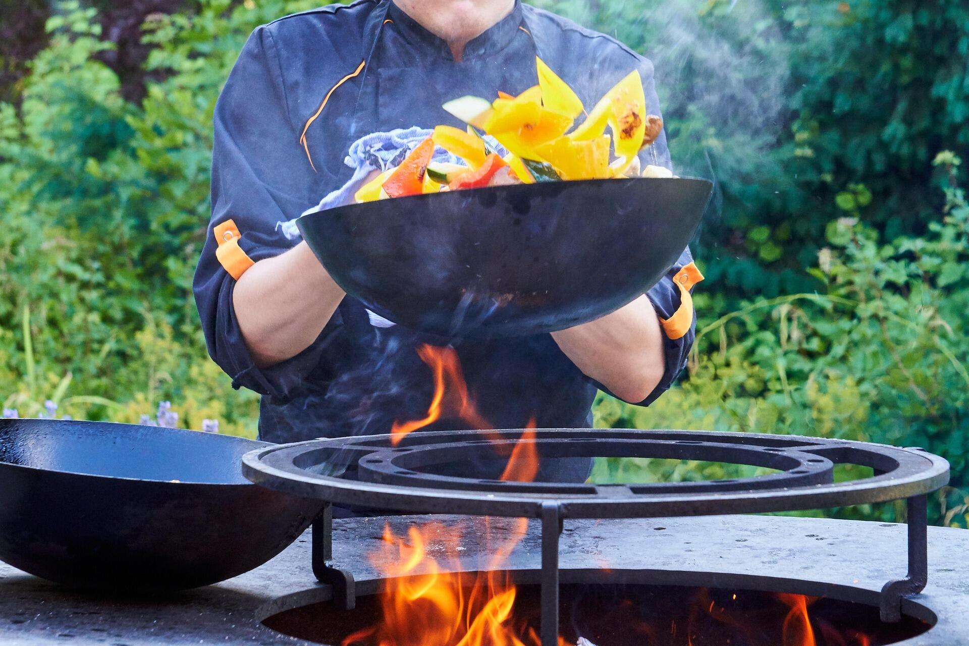 Los wok son implementos necesarios para las recetas coreanas.