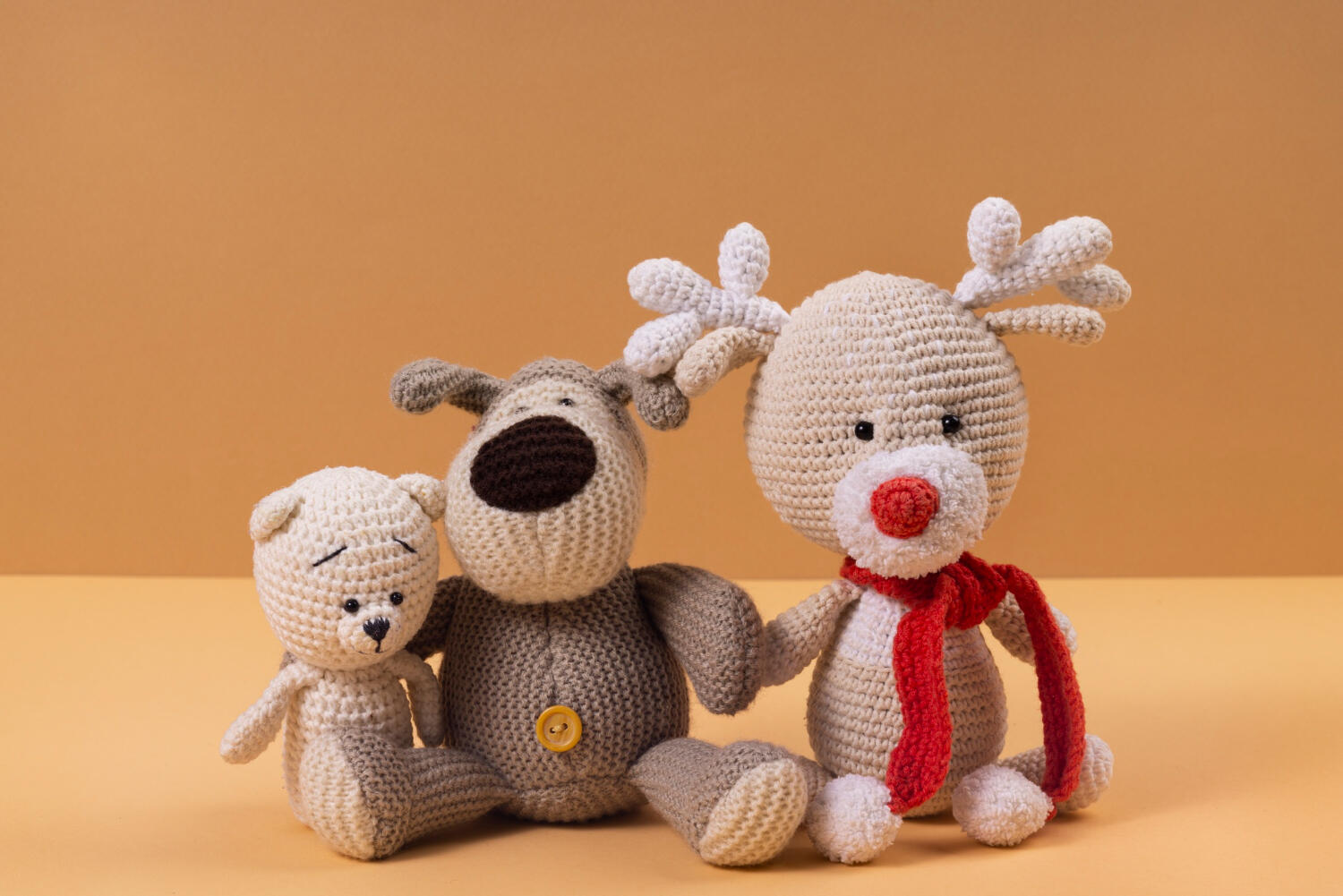 El amigurumis son figuras hechas para niños o para adornos.