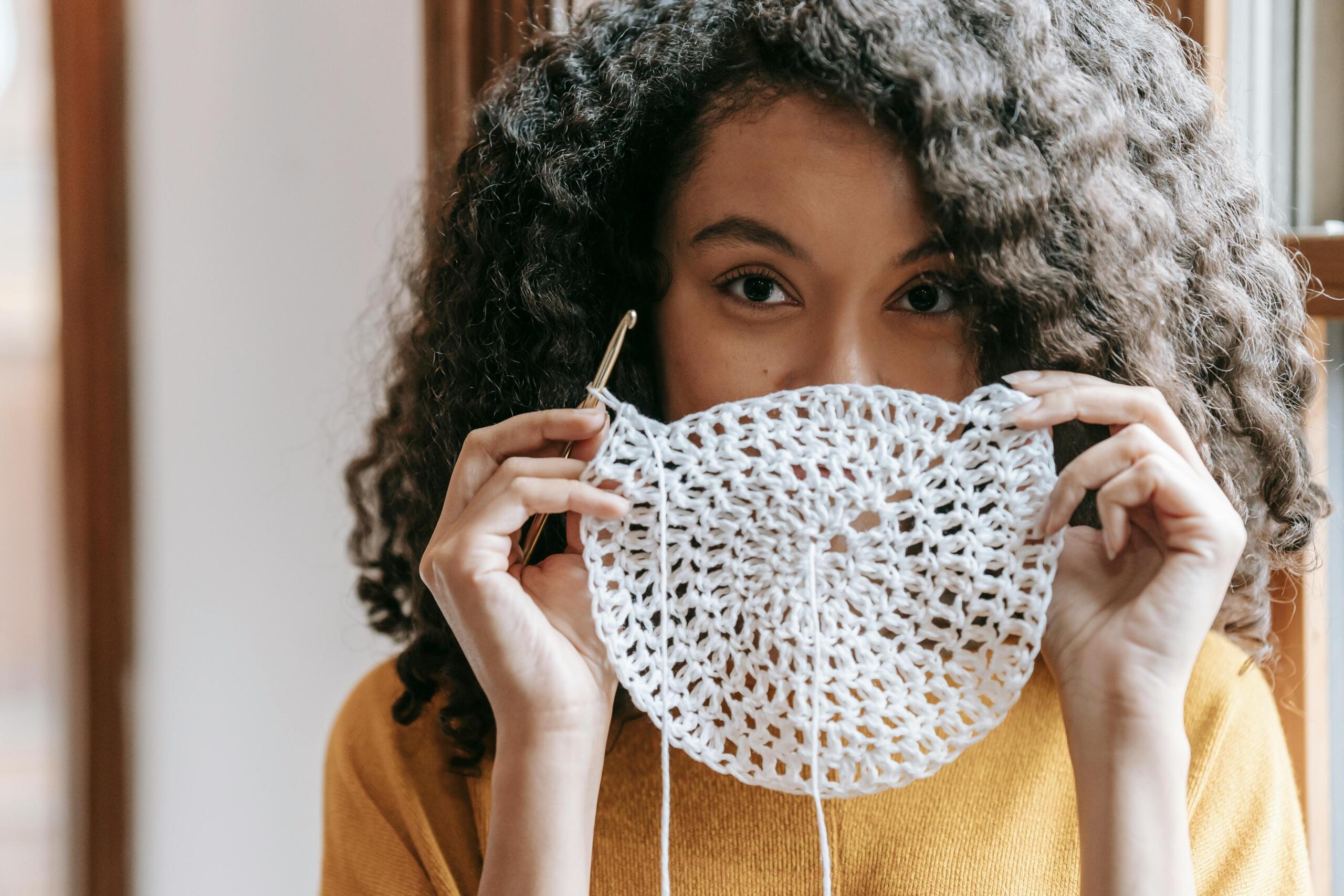 Los productos a crochet pueden simples y muy útiles a la vez.