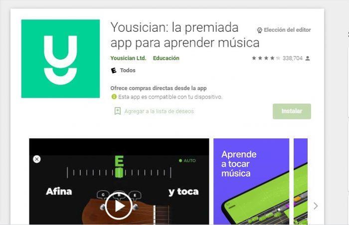 La app más premiada para aprender música.