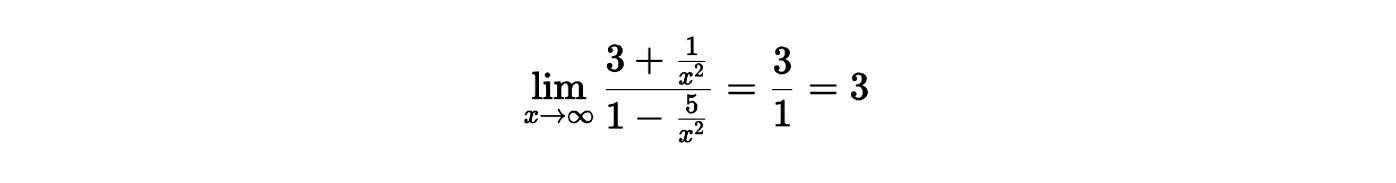 resolución del Ejercicio 2: límite con infinitos escrito matemáticamente