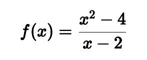 formula de la funcion del limite