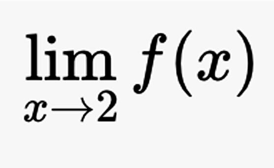 vista matemática de un limite