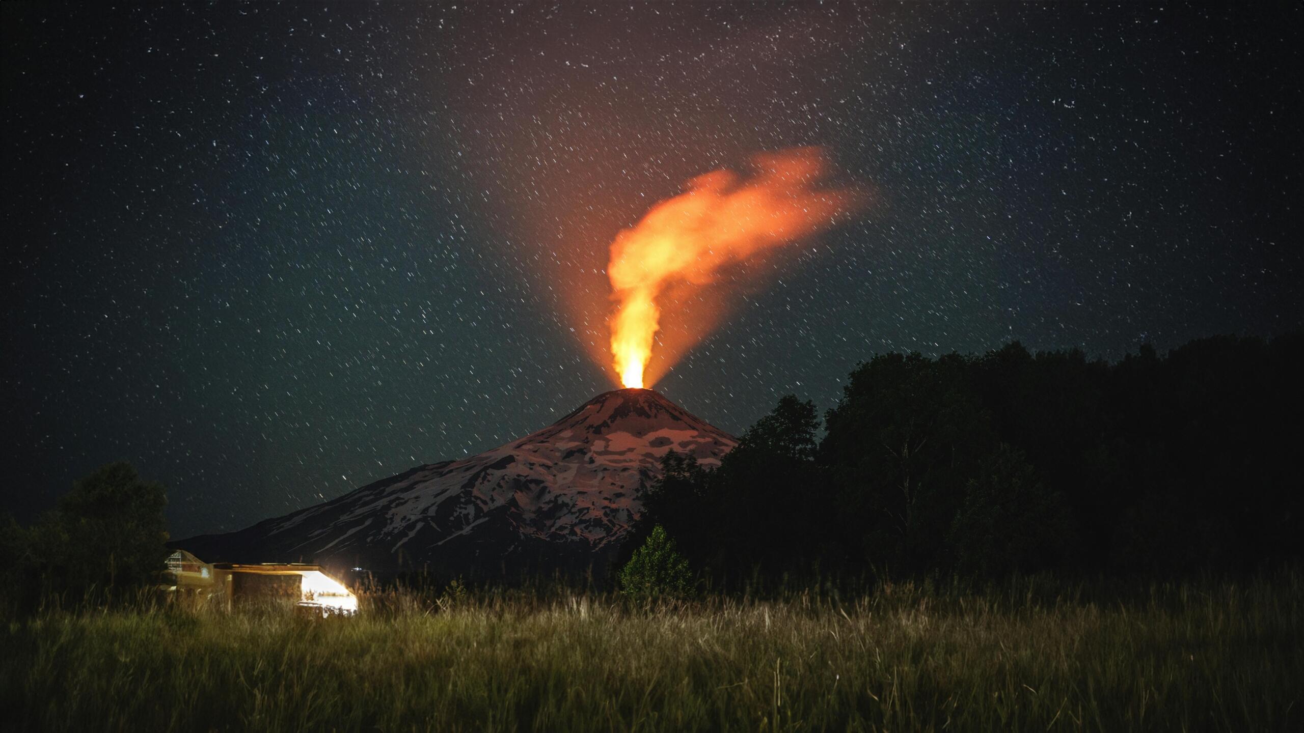 Los volcanes de Chile puede ser eventualmente peligrosos para las localidades circundantes.