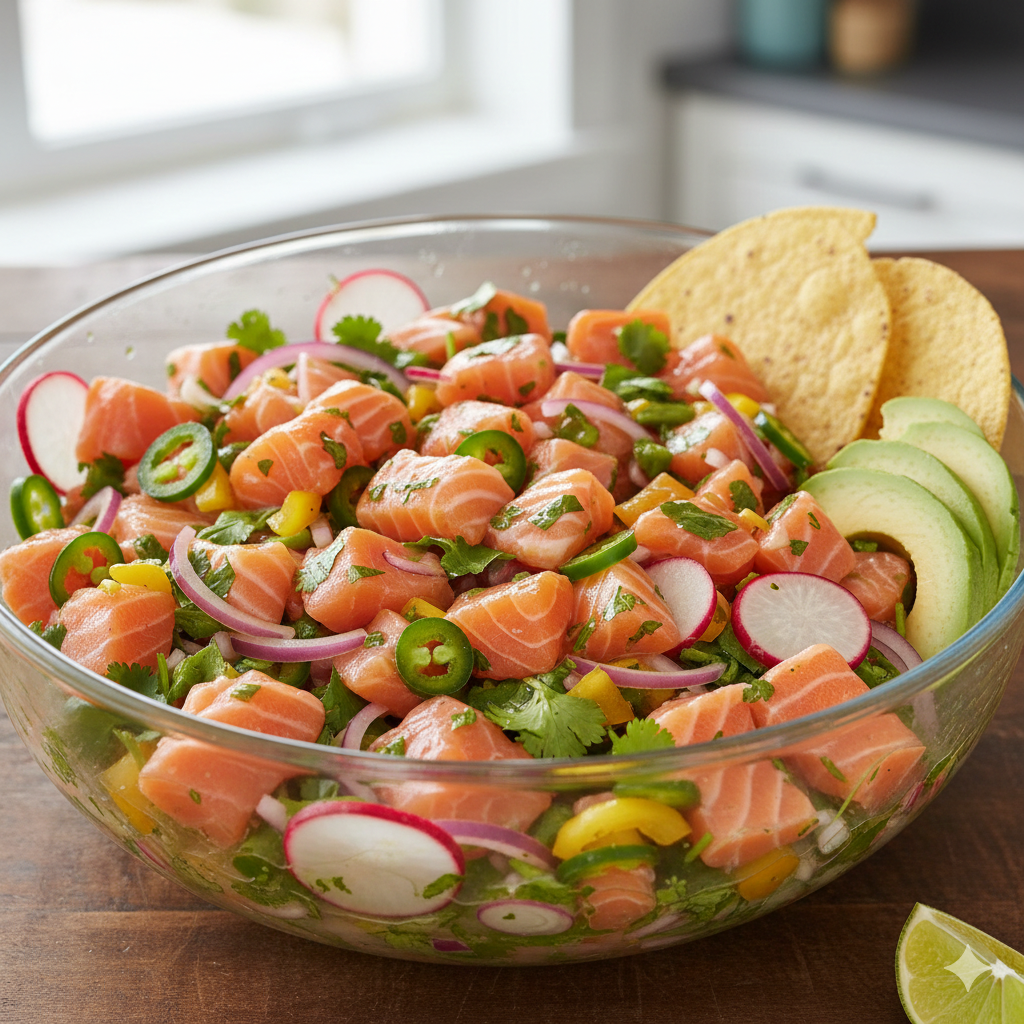 El salmón para navidad es una gran alternativa.