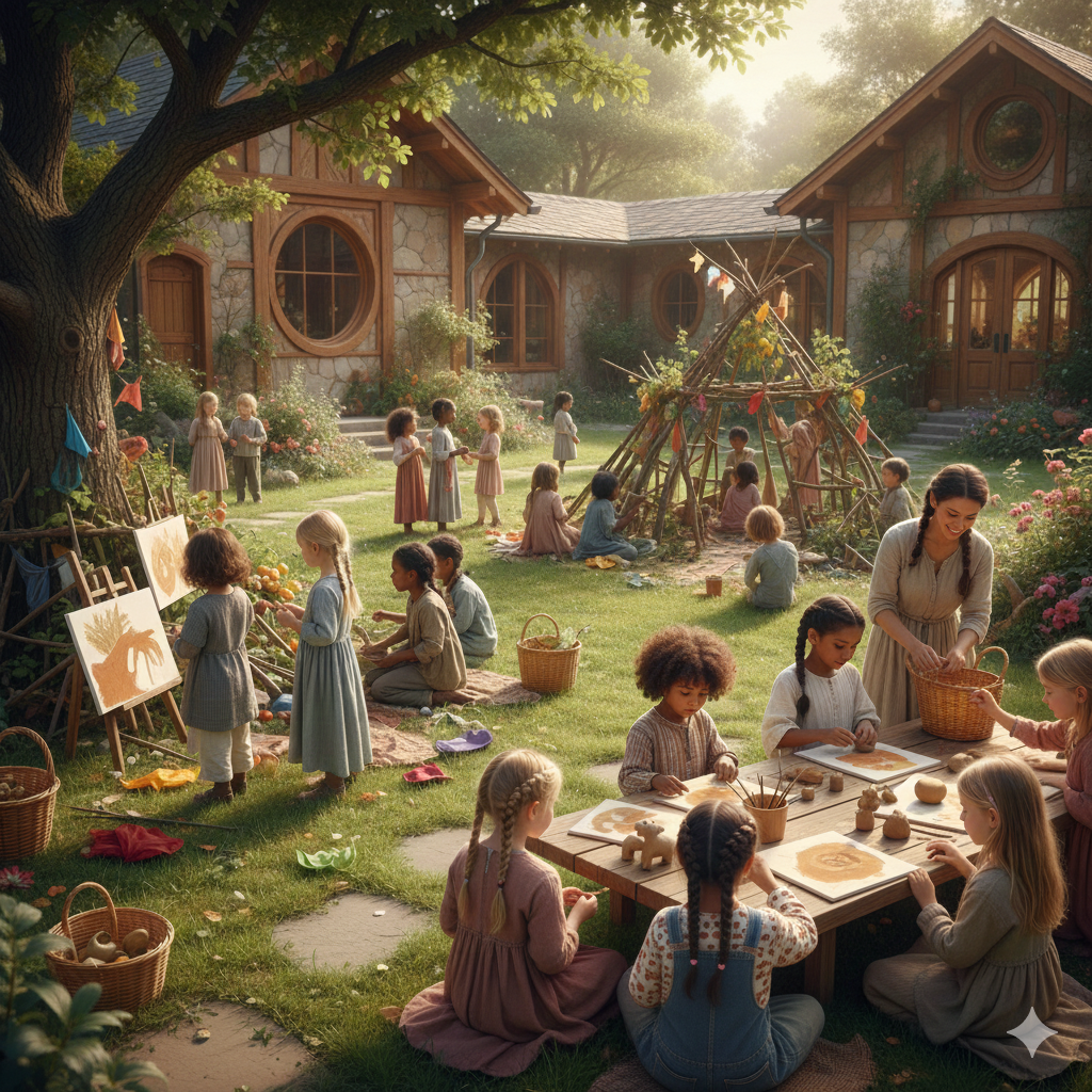 La pedagogía Waldorf pretende crear personas íntegras y libres.