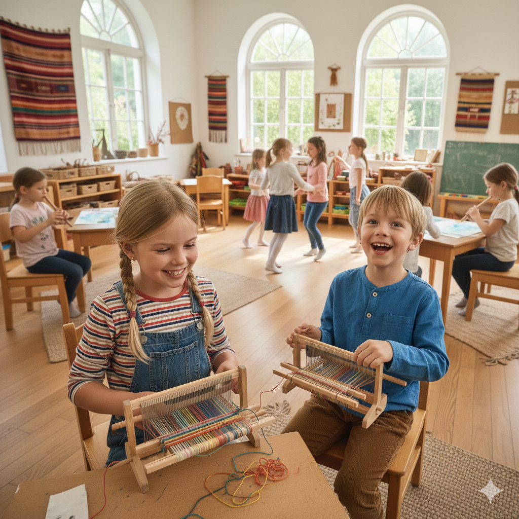 La práctica es habitual en las escuelas Waldorf.