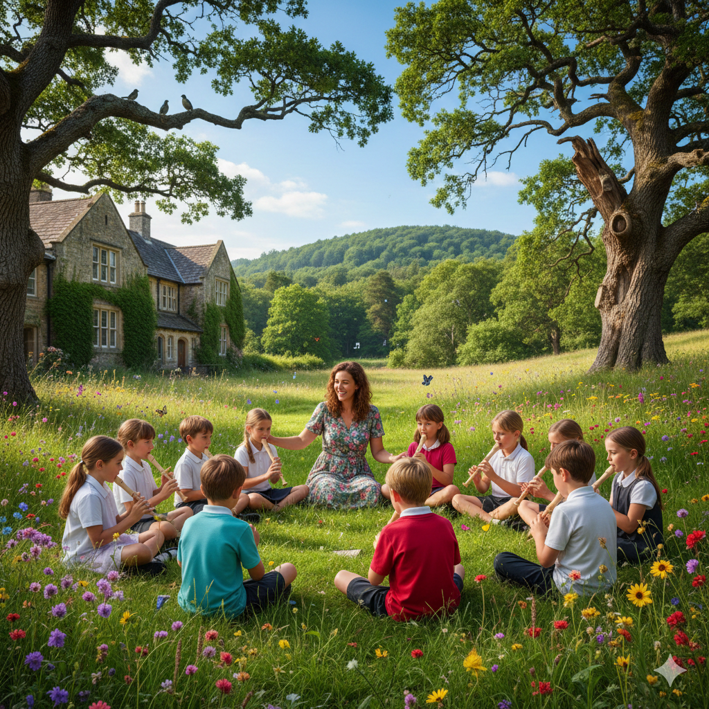 El arte y la creatividad son muy importantes para la escuelas Waldorf.