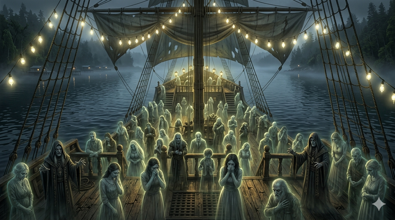 La leyenda del Caleuche es atractiva y muy potente en el sur de Chile.