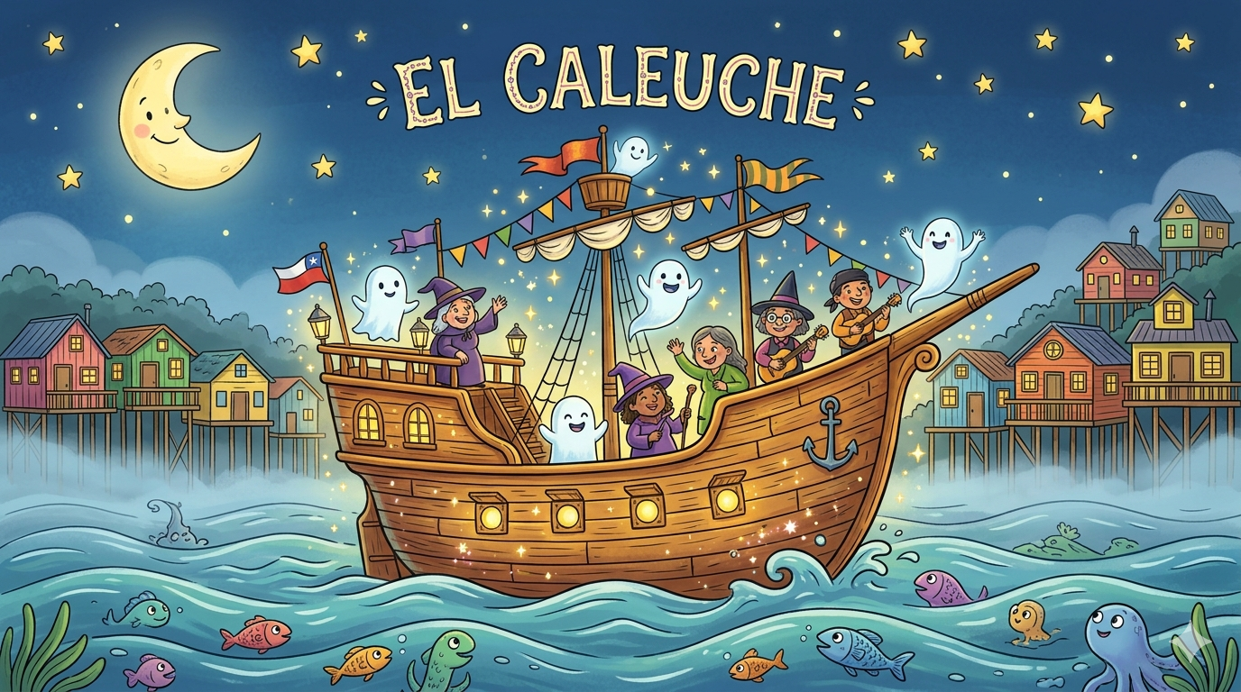 El Caleuche es una leyenda para grandes y chicos. 