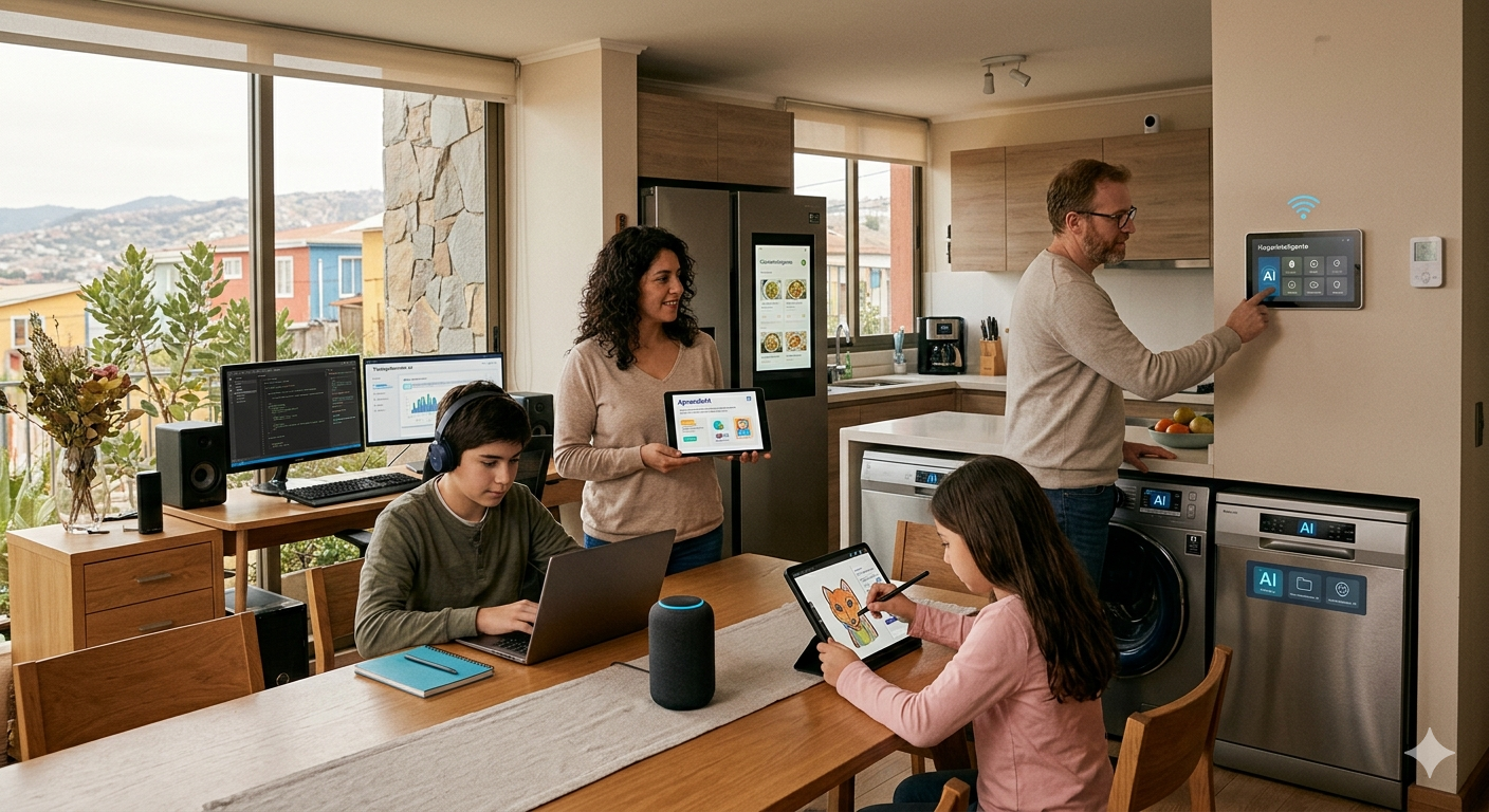 La inteligencia artificial será tan habitual que estará presente profundamente en nuestra vida diaria.