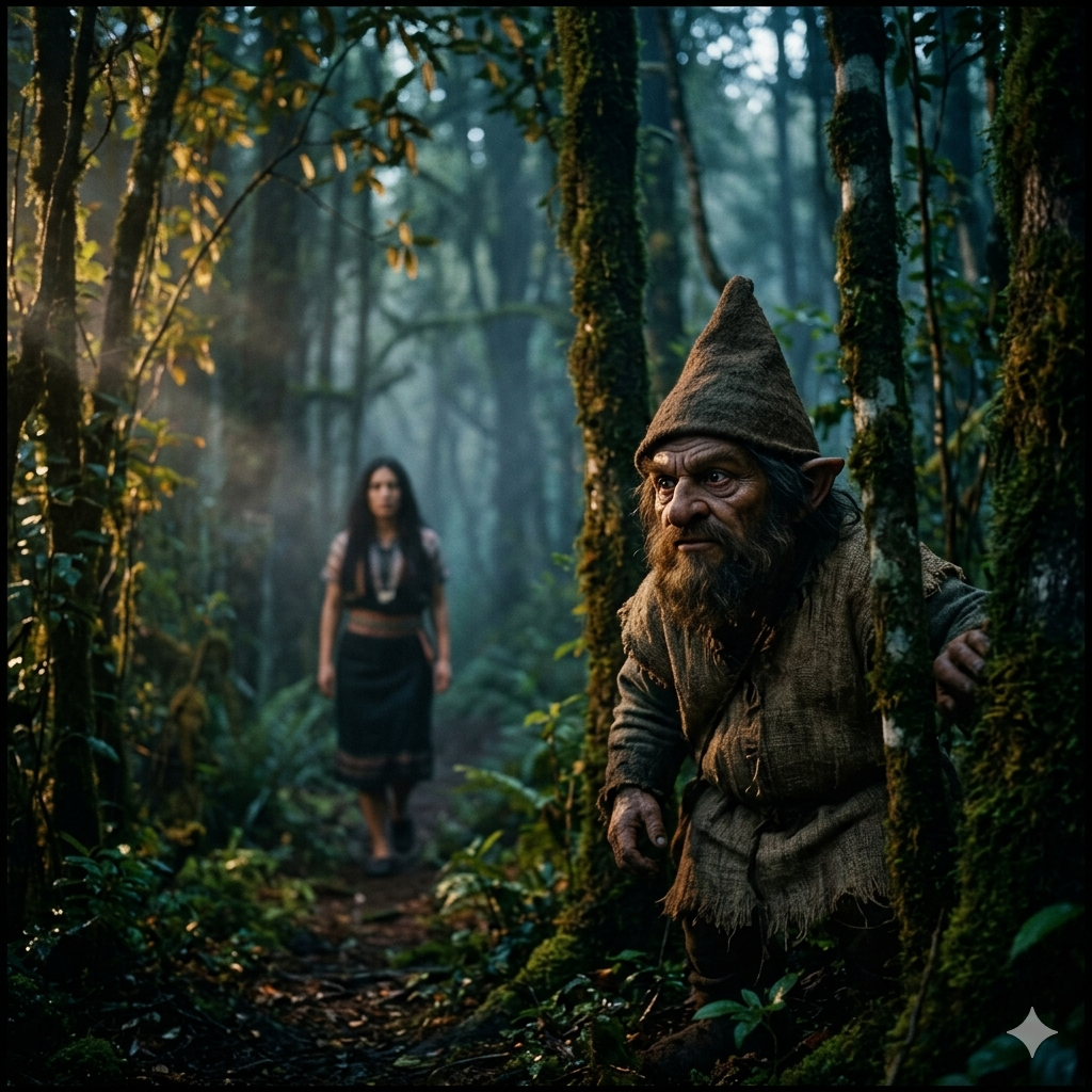 El Trauco es un ser de la mitología chilena y chilota.