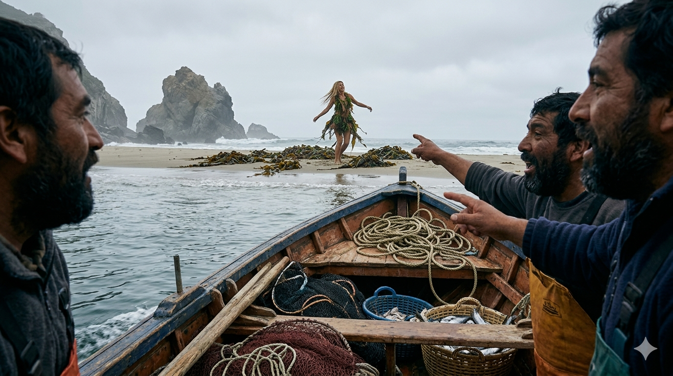 La Pincoya es una leyenda del sur de Chile, específicamente de la isla grande de Chiloé