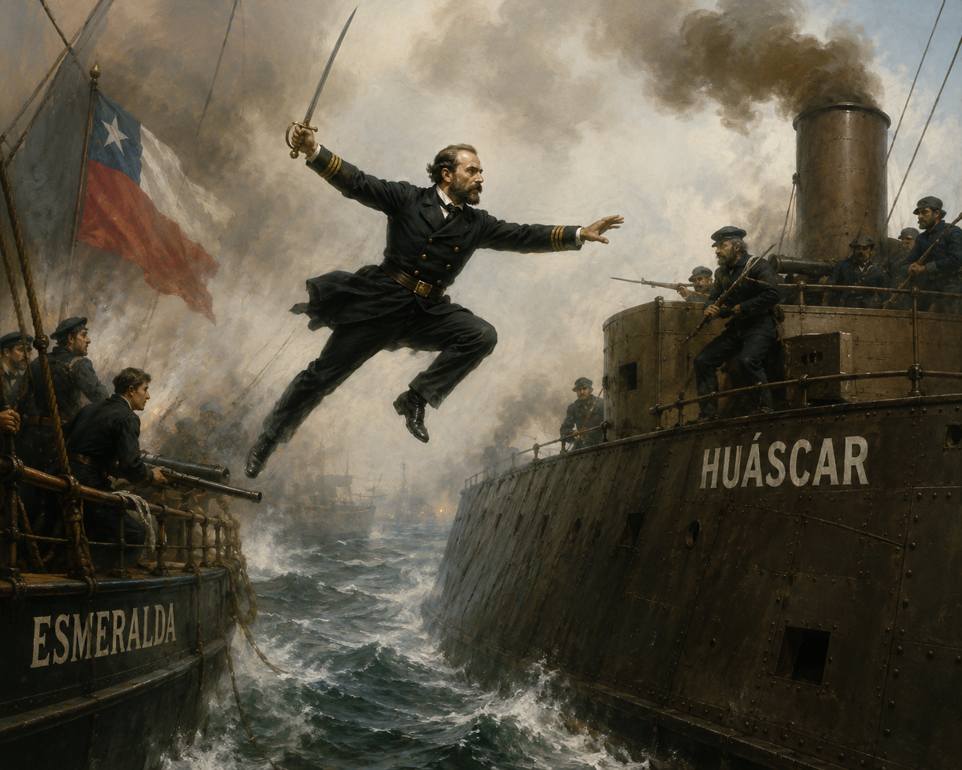 Arturo Prat fue marino, abogado y espiritista.