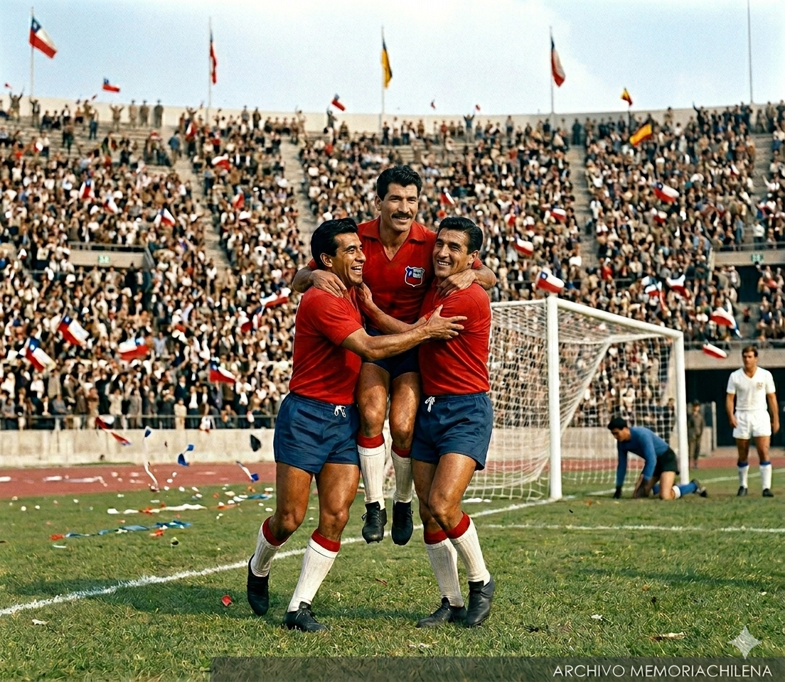 Chile obtuvo el tercer lugar gracias a un gol al minuto noventa de Eladio Rojas.