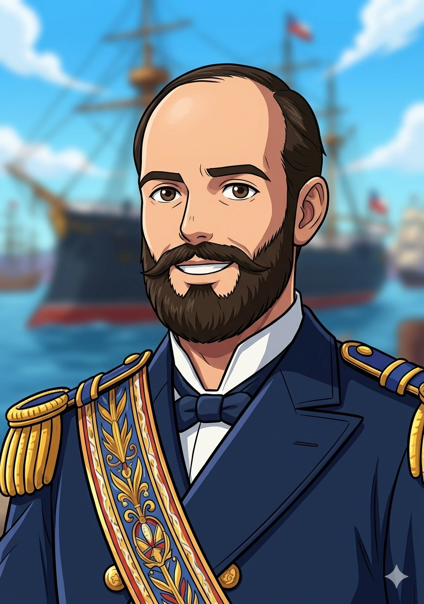 Arturo Prat fue un hombre familiar lleno de valores.
