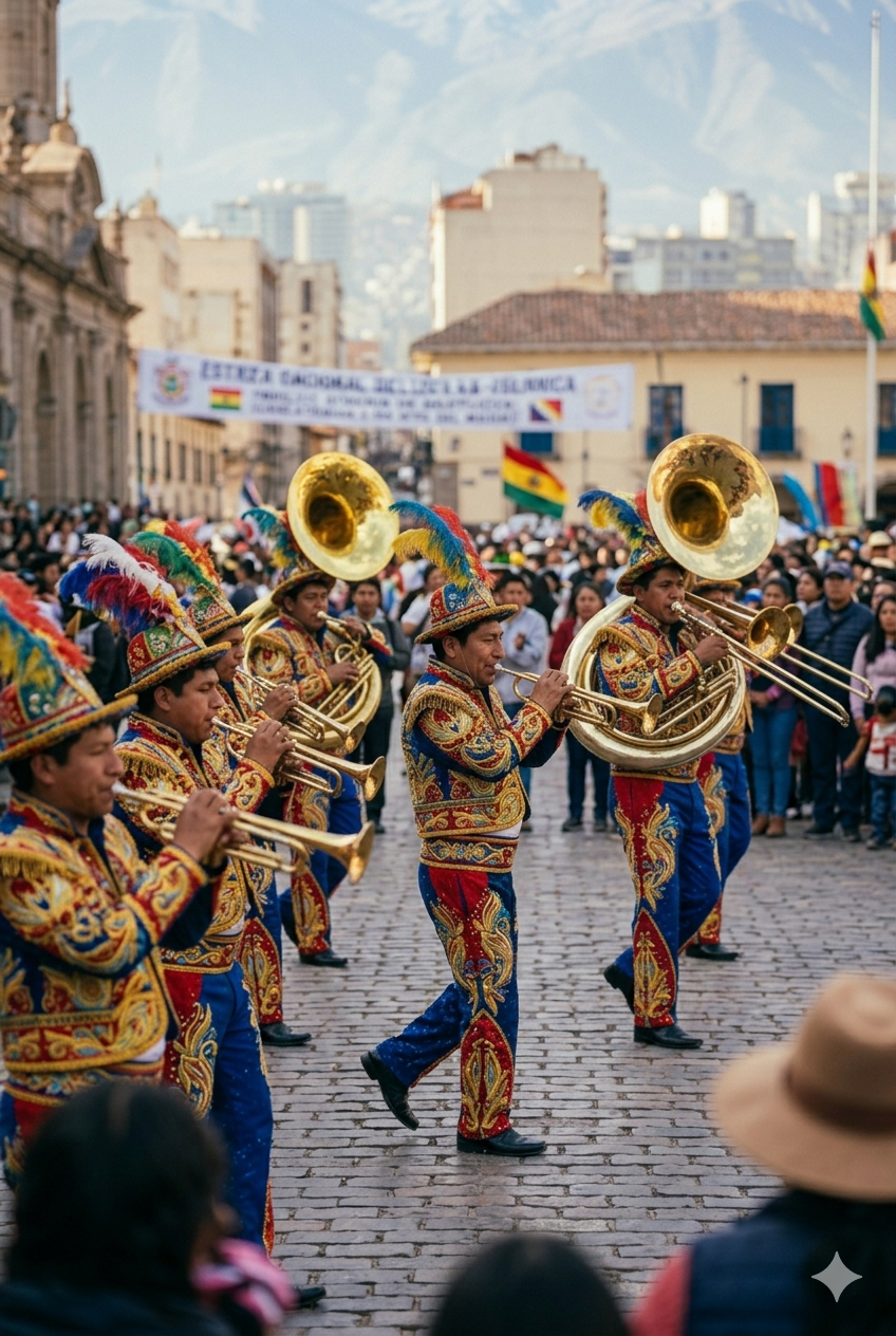 Los instrumentos del caporal son esenciales para el reconocible sonido altiplánico.