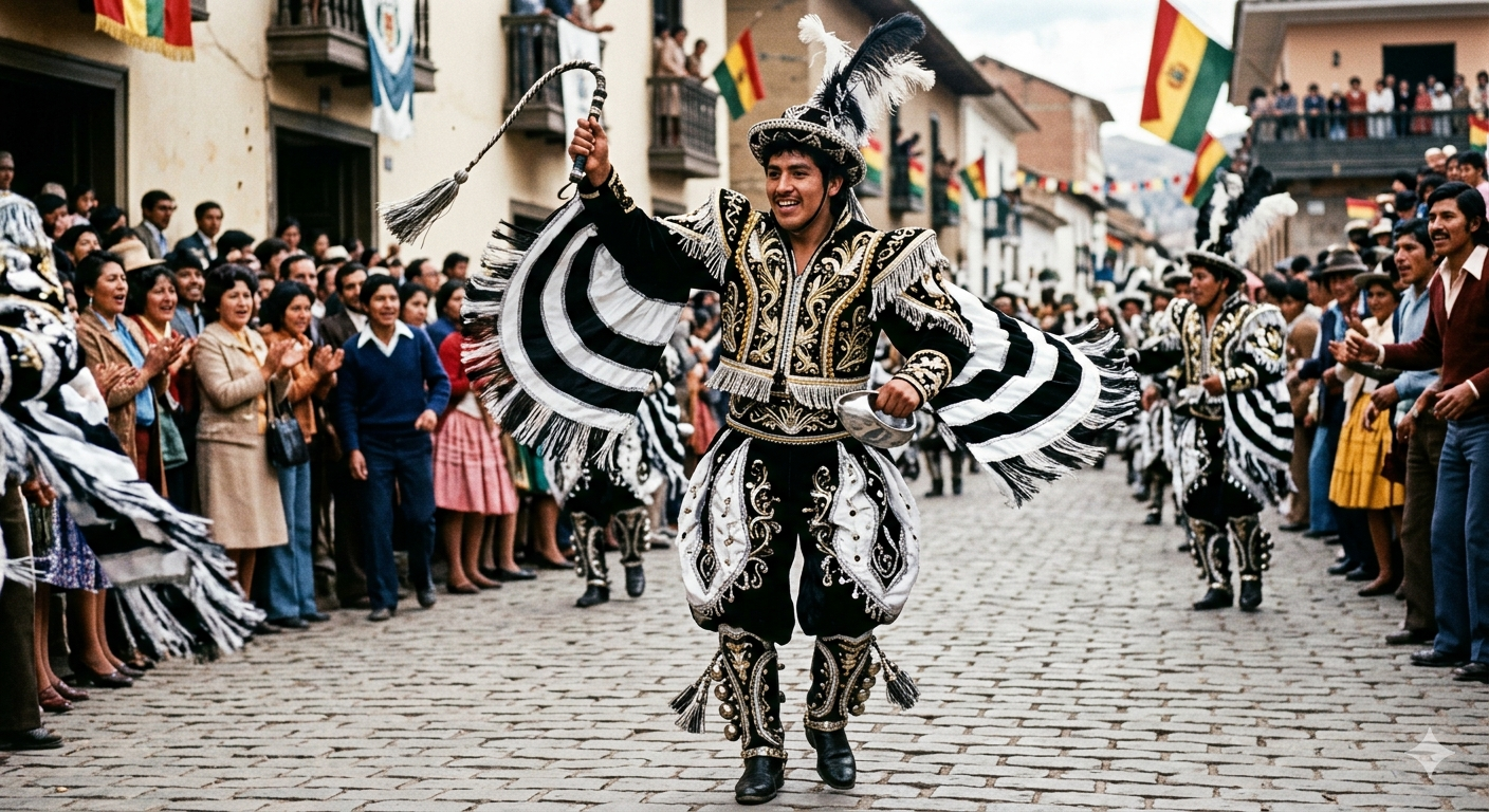El blanco y negro era lo que más prevalecía en el traje caporal.
