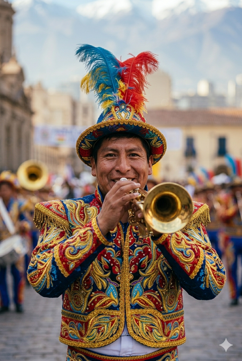 La música caporal es muy intensa en ritmo y energía.
