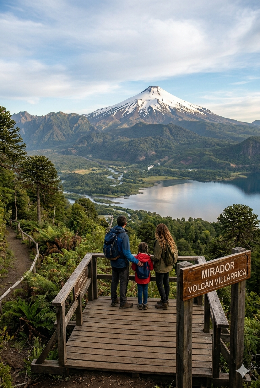 La Zona Sur es un territorio lleno de volcanes y lagos.