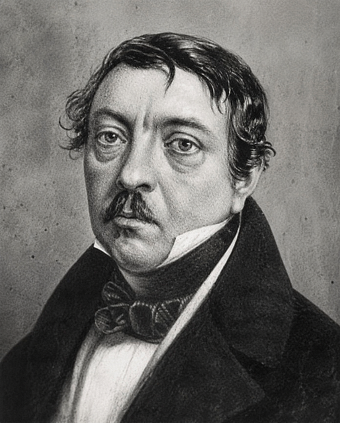 Retrato de Ramón Carnicer, compositor de la música del Himno Nacional de Chile