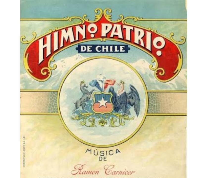 Ilustración del Himno Nacional.