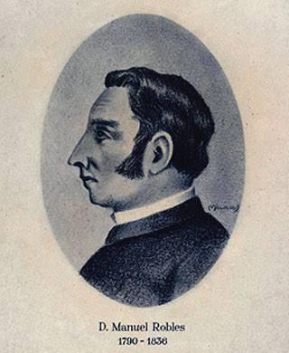 Retrato antiguo de Manuel Robles
