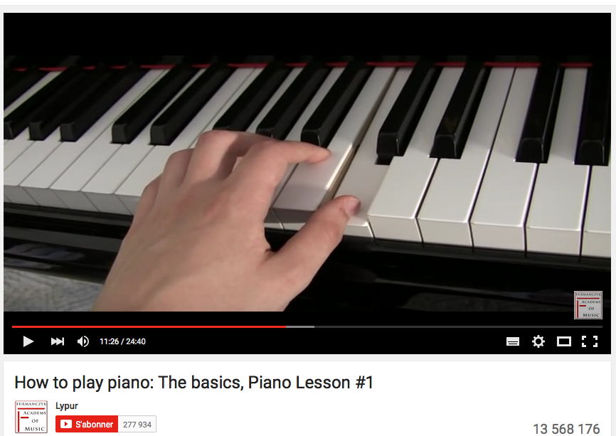 Aprender piano
